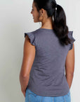 Rufflita Cap Sleeve Tee