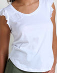 Rufflita Cap Sleeve Tee