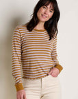 Foothill Pointelle Long Sleeve Crew T-Shirt