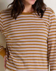 Foothill Pointelle Long Sleeve Crew T-Shirt