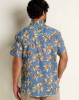 The Salton Short Sleeve M's Shirt: Pacific Blue