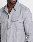 Ranchero Men's HW Flannel Shirt: Smoke