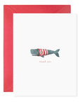E. Frances Whale Thanks Greeting Card