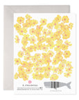E. Frances Yellow Flowers Thank You Greeting Card