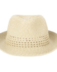 Everyday Ultrabraid Fedora with Striped Open Weave