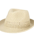 Everyday Ultrabraid Fedora with Striped Open Weave