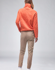 Relevo Cowl Neck Quilted Sweater