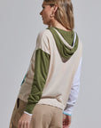 Z&P Cotton and Cashmere B Cardi Zippered Cardigan Sweater