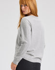 Z&P Cotton and Cashmere Soft V-Neck Sweater: Marl