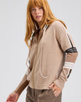 Z&P Multi Media Hoodie Sweater: Oatmeal
