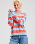 Z&P Multi Striped Crew Neck Sweater