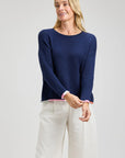 Z&P Cotton Bottom Detail Sweater