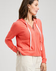 Z&P Threaded Hoodie Zip Cardigan Sweater