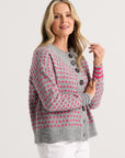 Z&P Textured Cardigan Sweater Jacket: Marl
