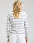 Z&P Stripe Henley Sweater