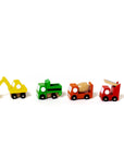 Pull Back Wooden Mini Mover Toy Truck