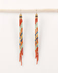 Beaded Fringe Duster Earrings