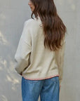 Summer Tomatoes Cotton Blend Sweater