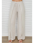 Lucia Linen Side Panel Pants