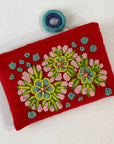 Jenny Krauss Embroidered Wool Pouch