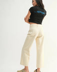 Just Black Barrel Jean Twist Medium Denim