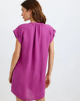 Bella Dahl Cap Sleeve Henley Dress