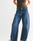 Denim Barrel Jeans
