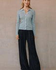 Bella Dahl Collared Button Down Sweater