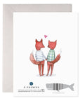 E.Frances Crushing Fox Greeting Card
