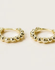 JK Ball Hoop Small Gold Earrings