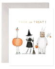 E. Frances Trick or Treat Squad Halloween Greeting Card