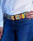 Jenny Krauss Golden Delicious Embroidered Wool Belt