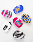 Color Block Banana Hair Clip