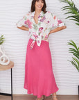 Bella Linen Maxi Skirt