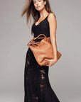Taylor Woven Leather Tote Bag