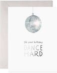 E. Frances Disco Ball Birthday Greeting Card