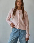 Baby Pink Cardi Sweater