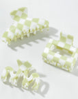 Checkmate Hair Claw Clip