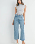 Just Black Barrel Jean Twist Medium Denim