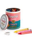 Andy Warhol Soup Can Crayons + Sharpener