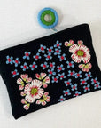 Jenny Krauss Embroidered Wool Pouch