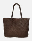 Taylor Woven Leather Tote Bag