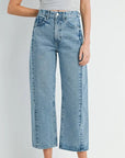 Just Black Barrel Jean Twist Medium Denim