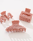Checkmate Hair Claw Clip