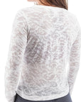 Ambrosia Burnout Top:White