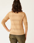 Amara Pointelle Henley Sweater