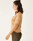 Amara Pointelle Henley Sweater