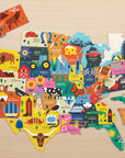 Map of the USA 70pc Puzzle