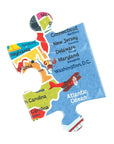 Map of the USA Jumbo Puzzle 25 Pieces