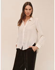 Bella Dahl Long Sleeve Clean White Shirt